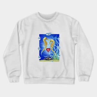 Seahorses in Love Crewneck Sweatshirt